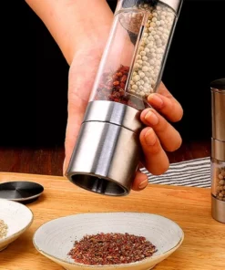 2-in-1 Spice & Sea Salt Grinder Bottle