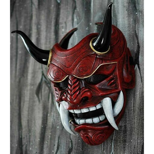 Adult Unisex Halloween Japanese Mask