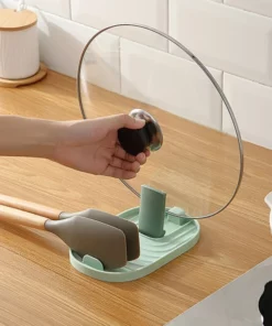 Anti-Slip Spoon & Lid Holder