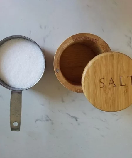 Bamboo Salt Storage Box