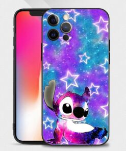 Blue Stitch Animal Art iPhone Case