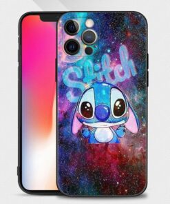 Blue Stitch Animal Art iPhone Case