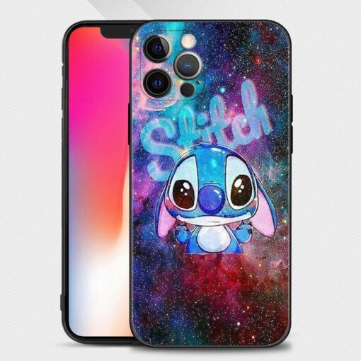 Blue Stitch Animal Art iPhone Case