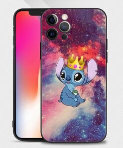 Blue Stitch Animal Art iPhone Case