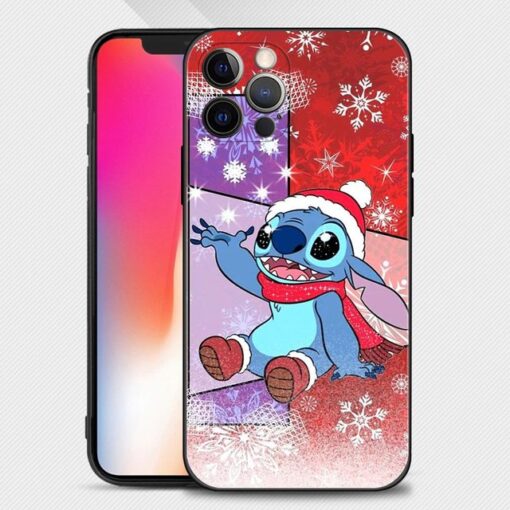 Blue Stitch Animal Art iPhone Case