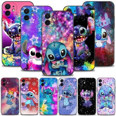 Blue Stitch Animal Art iPhone Case