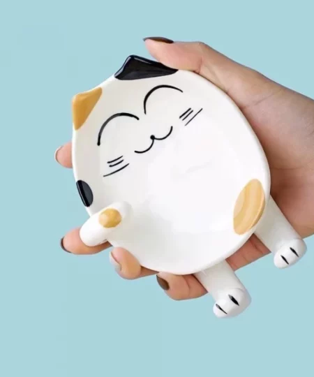 Ceramic Cat Spoon Rest