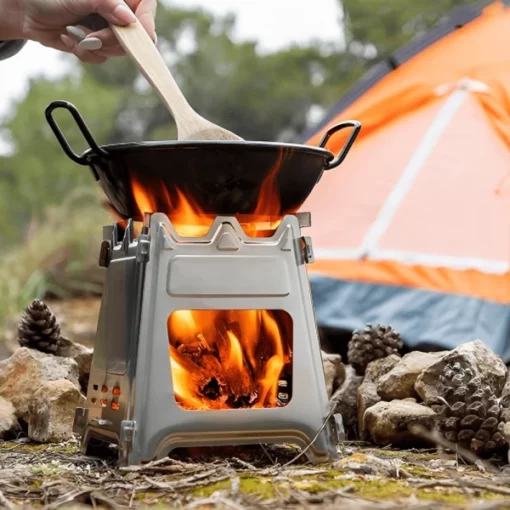 Collapsible Stainless Steel Camping Stove