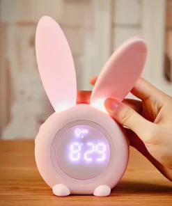 Creative Rabbit Ear Alarm Clock