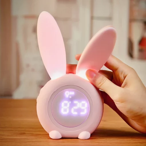 Creative Rabbit Ear Alarm Clock