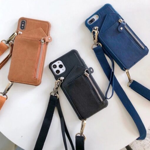 Crossbody Case with Flip Card Holder