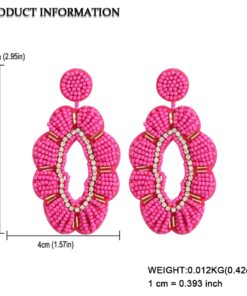 Native American Style Seed Bead Earrings