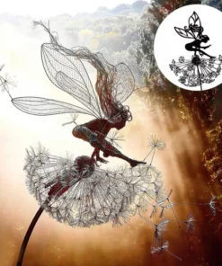 Fairy Steel Sculptures For Garden