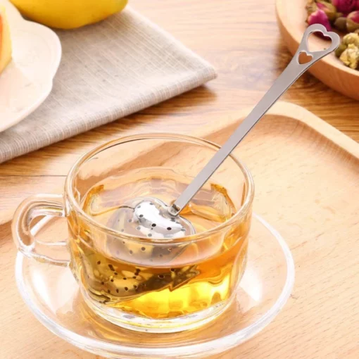 Food Grade Stainless Steel Heart Shaped Tea Infuser