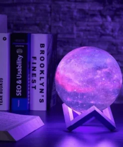 Galaxy Moon Lamp