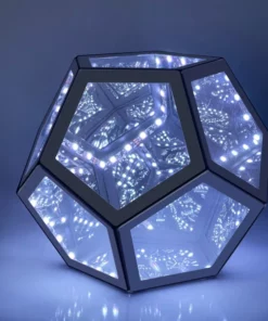 Infinity Dodecahedron Color Art Light