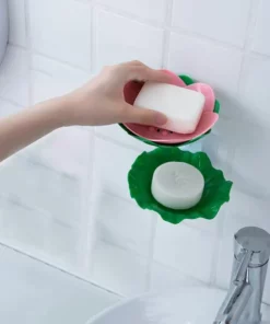 Lotus Shape Double-Layer Soap Holder