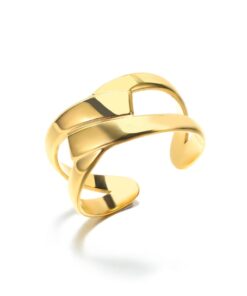 Minimalism Elizabeth Queen Coin Rings