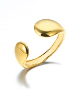 Minimalism Elizabeth Queen Coin Rings