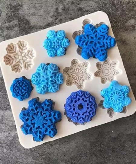 Snowflake Silicone Mold for Baking & Cake Decorating