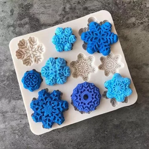 Snowflake Silicone Mold for Baking & Cake Decorating