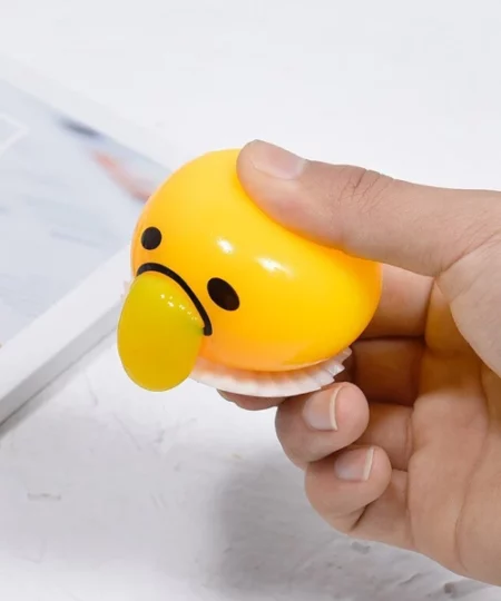 Vomiting Egg Yolk (Puking Egg Yolk Stress Ball)