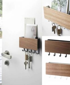 Wall Mounted Wooden Key Holder