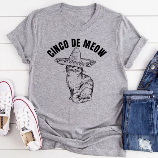 Cinco De Meow T-Shirt