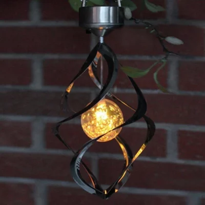 Hanging Solar Swirl Wind Spinner