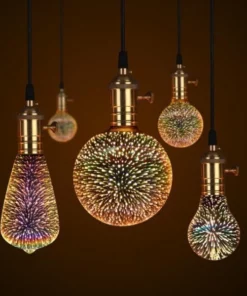 Galaxy 3D Infinity Fireworks Light Bulb