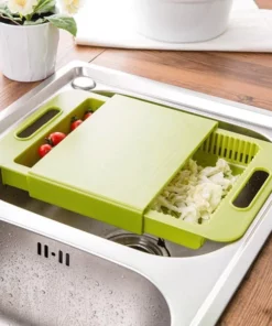 Cut & Drain Chopping Board