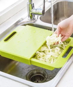 Cut & Drain Chopping Board