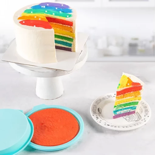 Silicone Rainbow Cake Mold Set