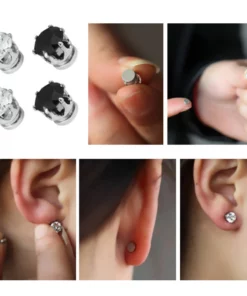 Non-Piercing Diamond Magnetic Ear Rings