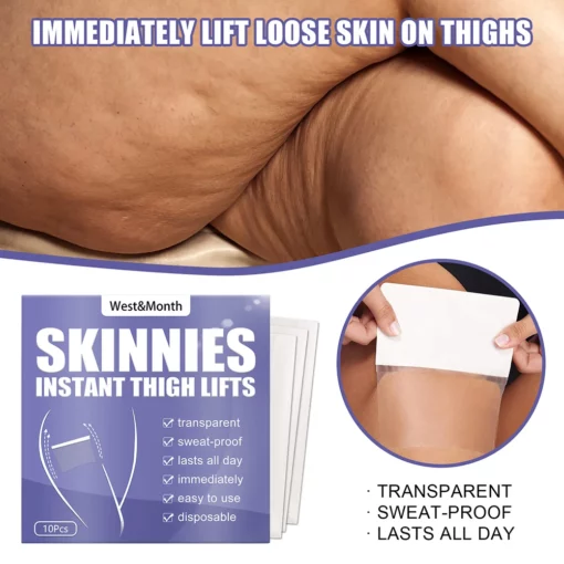 10Pcs Flappy Thigh Skin Tightening Patches