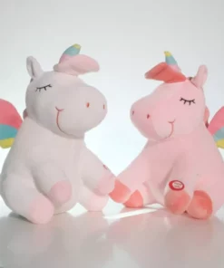 Multicolored Light Up Unicorn Plush Toy