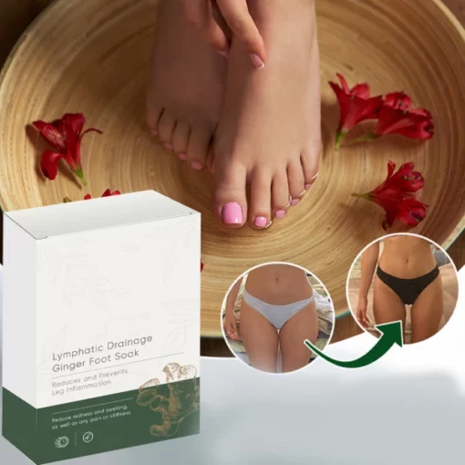 Lymphatic Drainage Ginger Foot Soak