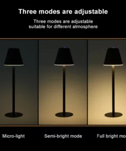 3 Light Modes Nordic Rechargeable Lamp