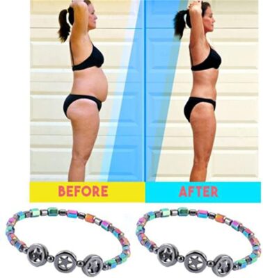 Reduce Swell Obsidian Magnetic Therapy Anklet