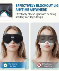 Bluetooth Sleeping Headphones Eye Mask