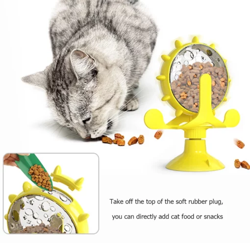 Rotating Windmill Pet Toy