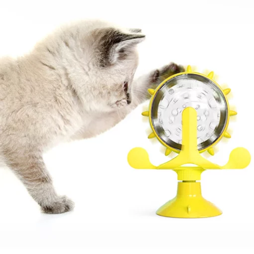 Rotating Windmill Pet Toy