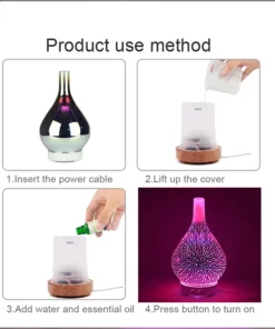 3D Ultrasonic Aroma Diffuser