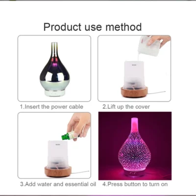 3D Ultrasonic Aroma Diffuser