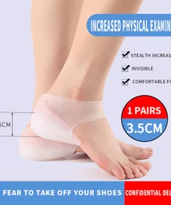 Unisex Silicone Height Increase Insoles