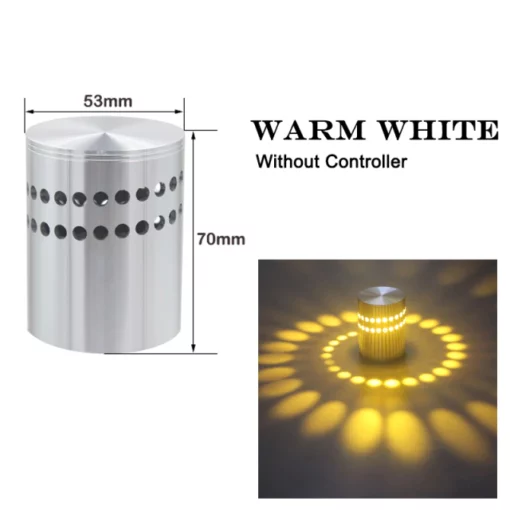 Rounding Spiral LED Wall Light