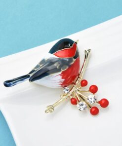 Multicolor Bird Brooch Pins