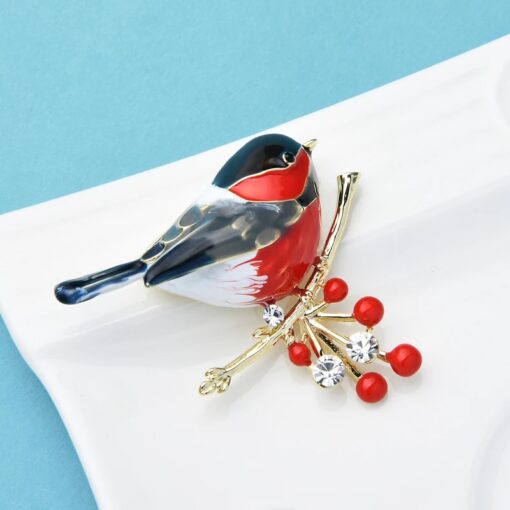 Multicolor Bird Brooch Pins