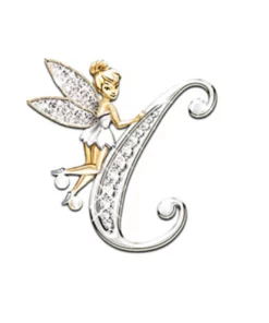 New Metal Luxury Angel Letter Brooch