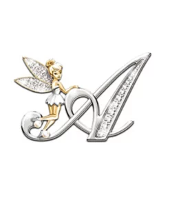 New Metal Luxury Angel Letter Brooch